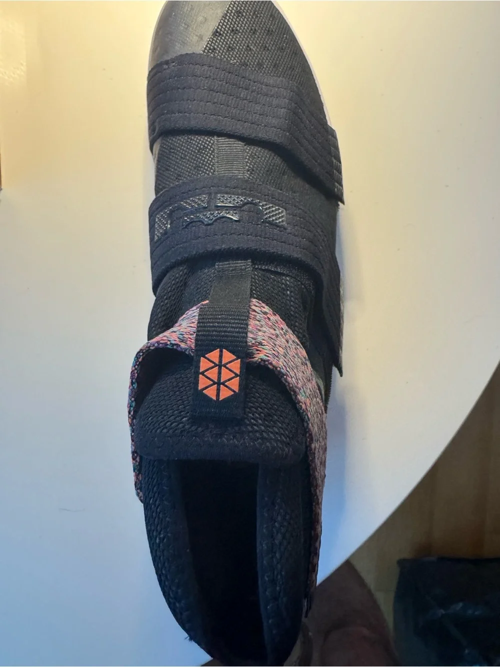 Nike LeBron James Soldier 10 - Black High-Top Sneakers with Multicolor Knit Coll
